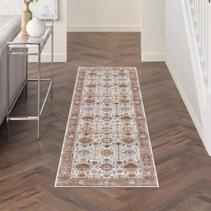 Fulton FUL12 Beige/Multi Area Rug - Baconco