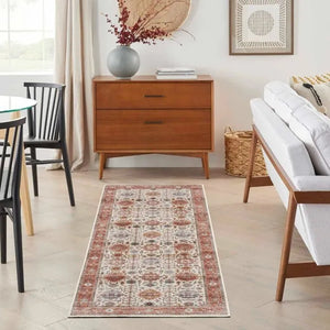 Fulton FUL12 Beige/Multi Area Rug - Baconco