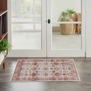 Fulton FUL12 Beige/Multi Area Rug - Baconco