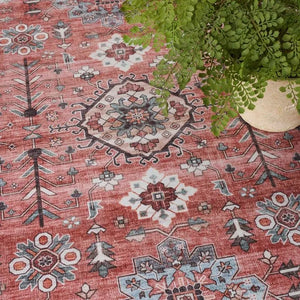 Fulton FUL12 Brick Area Rug - Baconco