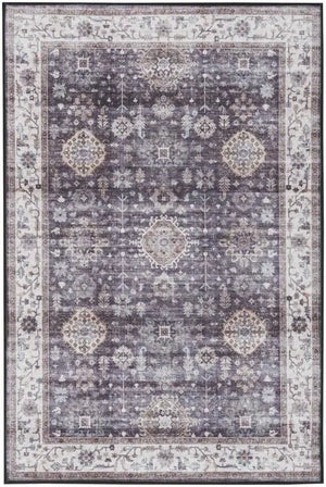 Fulton FUL12 Charcoal Area Rug - Baconco