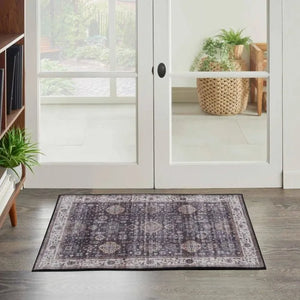 Fulton FUL12 Charcoal Area Rug - Baconco