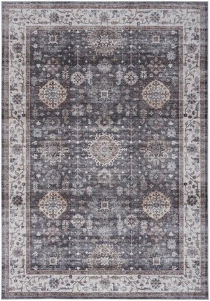 Fulton FUL12 Charcoal Area Rug - Baconco