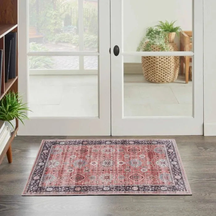 Fulton FUL12 Rust Area Rug - Baconco