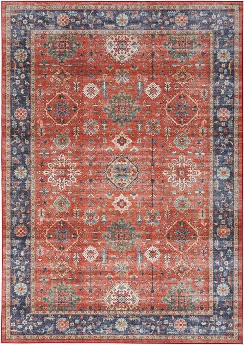 Fulton FUL12 Rust Area Rug - Baconco