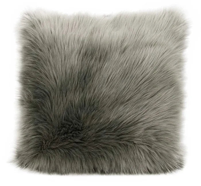 Fur FL101 Silver Grey Pillow - Baconco