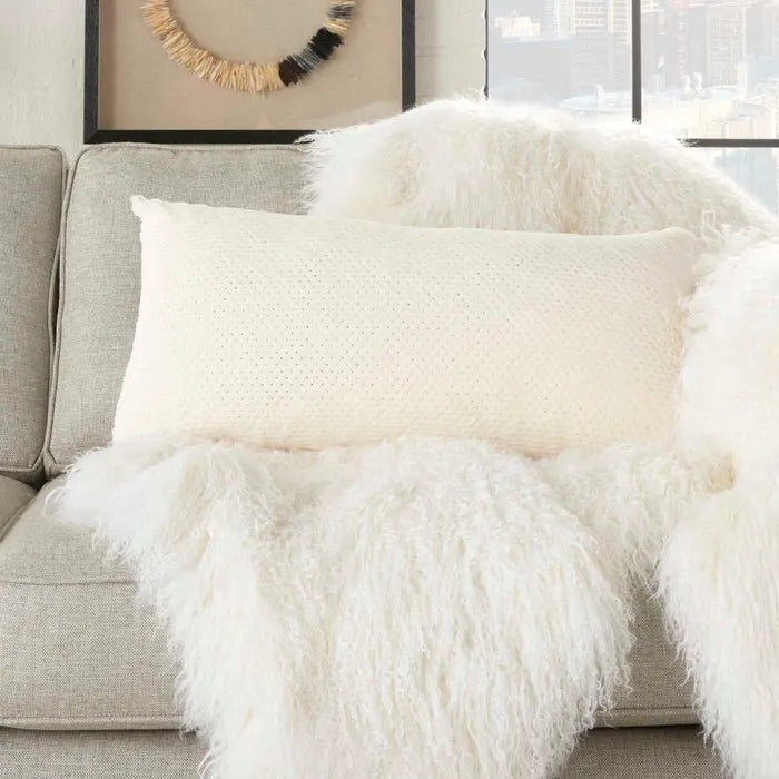 Fur VV021 Ivory Pillow - Baconco