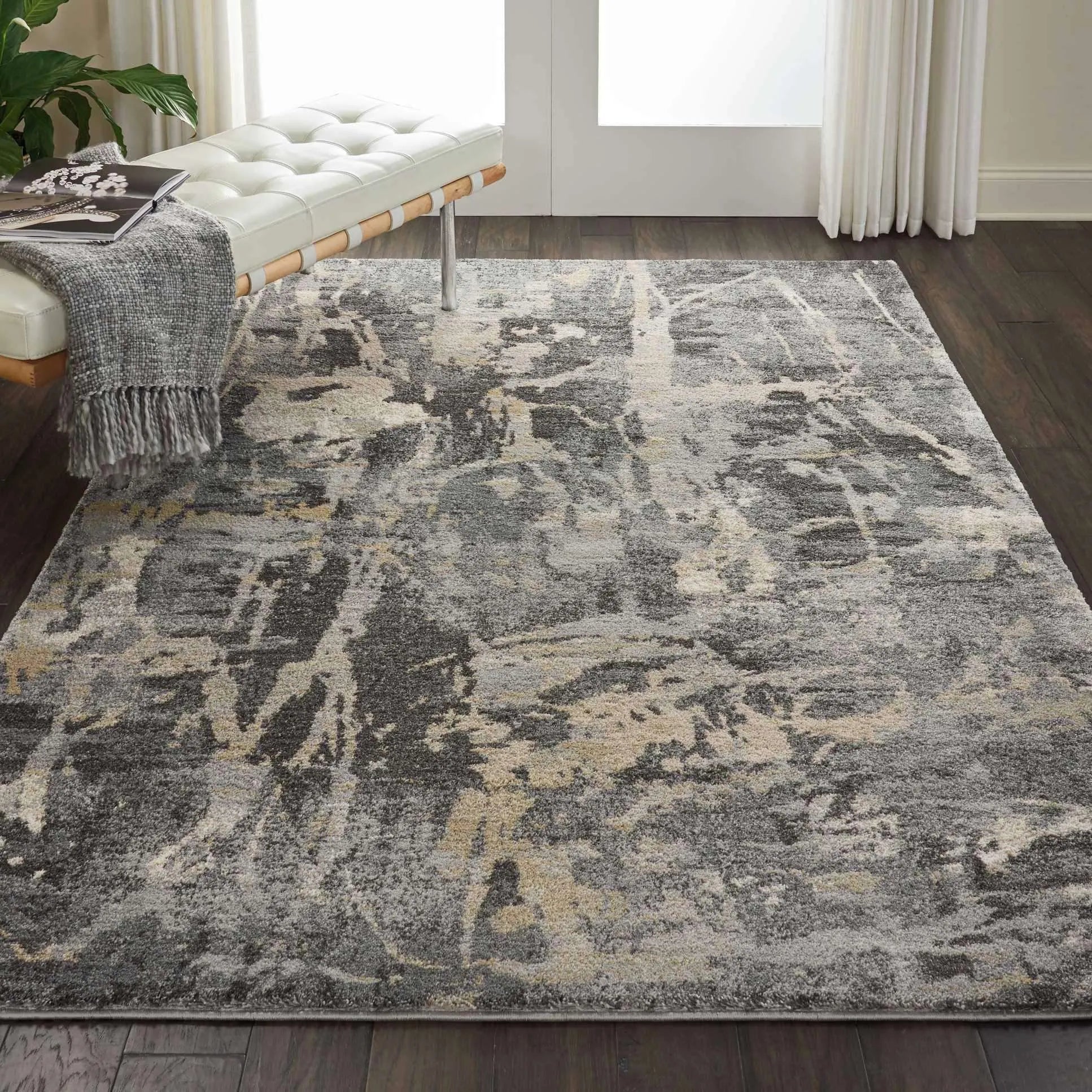 Fusion FSS10 Grey Rug - Baconco