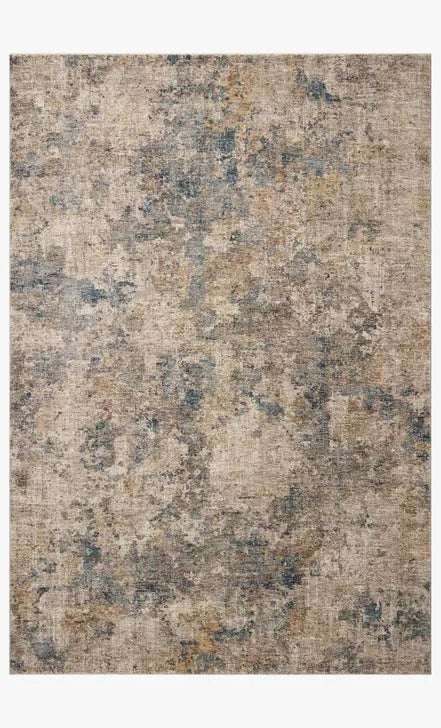 Gaia GAA-03 Taupe/Denim Rug - Baconco