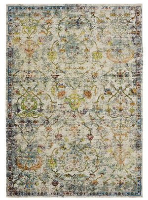 Gala LR81271 Green Multi Rug - Baconco