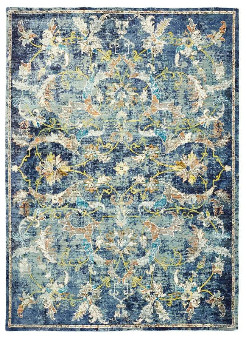 Gala LR81273 Navy Multi Rug - Baconco