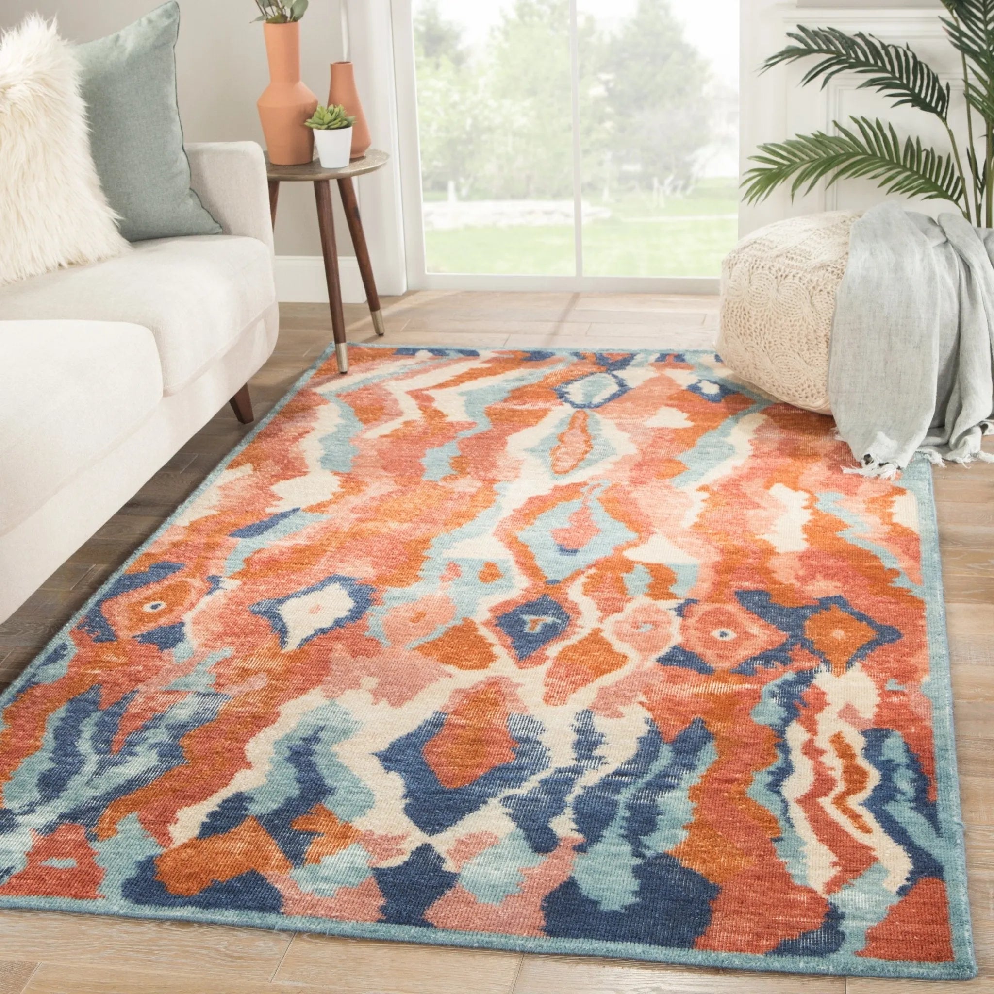 Gallant Glt01 Woodstock Red/Blue Rug - Baconco