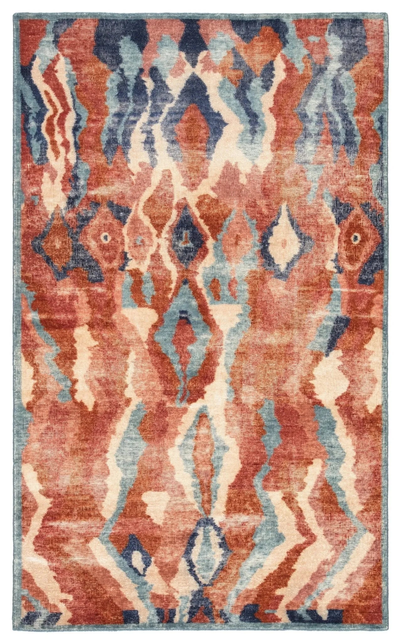 Gallant Glt01 Woodstock Red/Blue Rug - Baconco