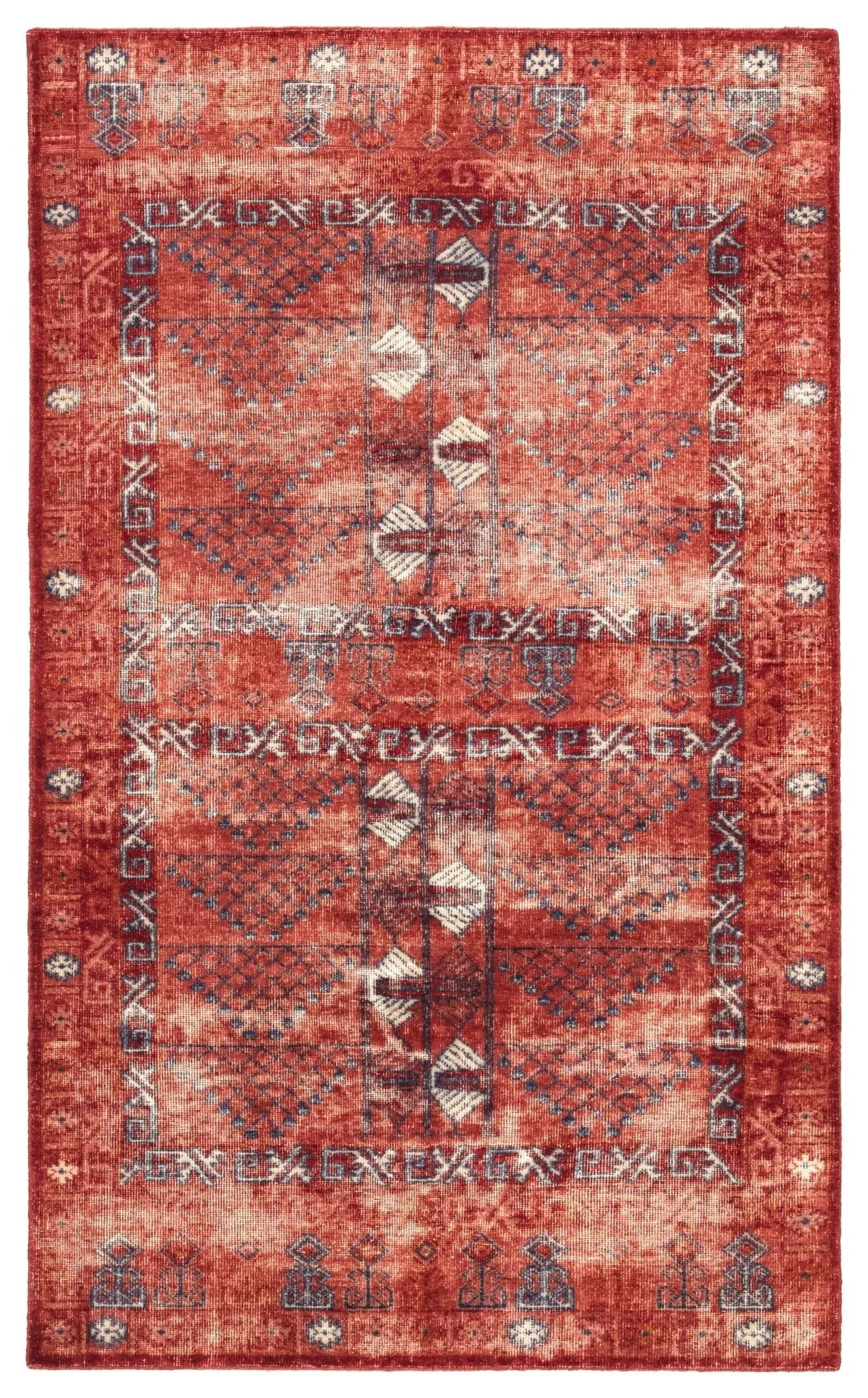 Gallant Glt02 Montreal Red/Blue Rug - Baconco