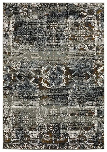 Gemini 2060V Charcoal/Multi Rug - Baconco