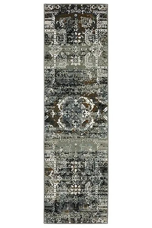 Gemini 2060V Charcoal/Multi Rug - Baconco