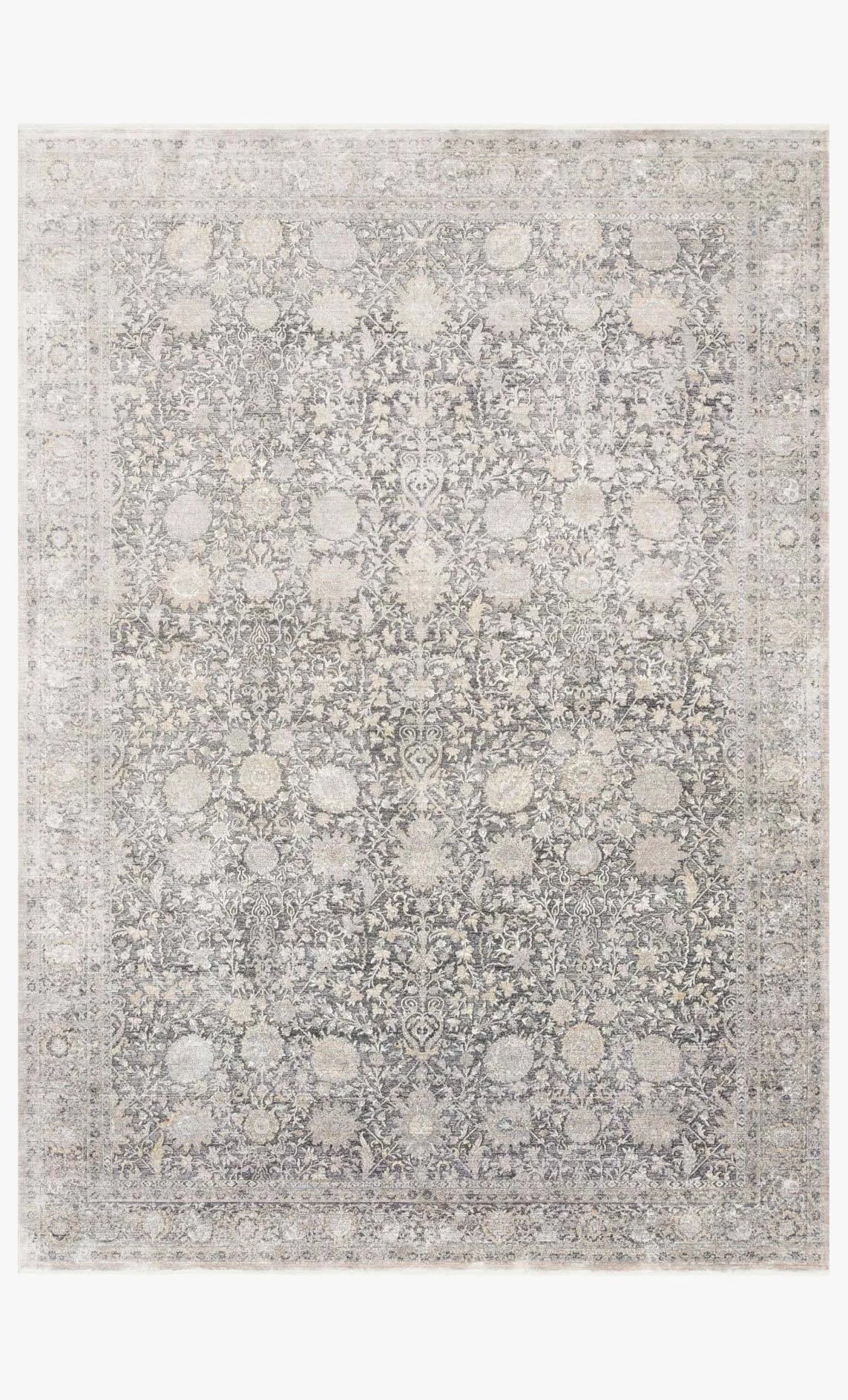 Gemma GEM-02 Charcoal/Sand Rug - Baconco