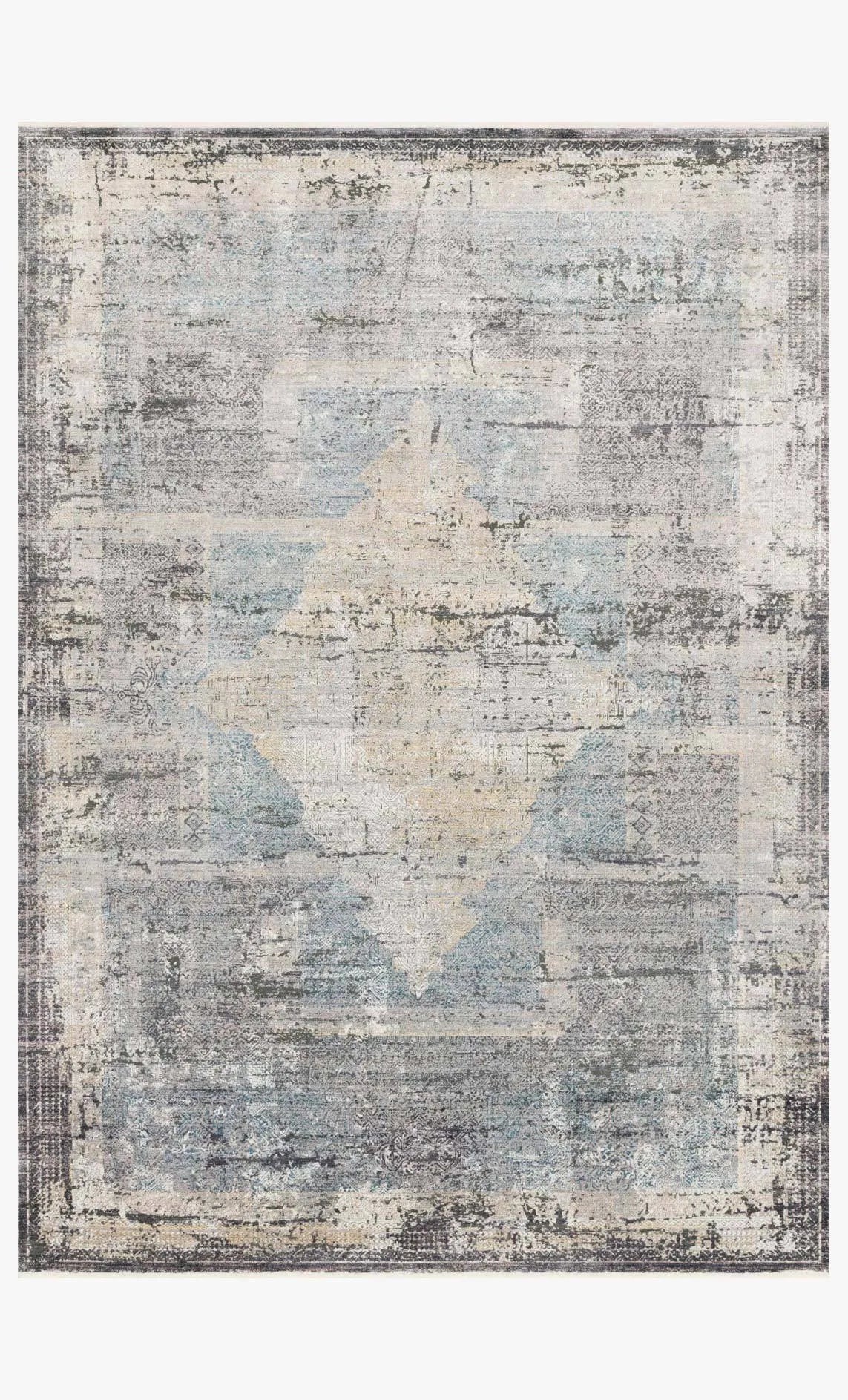 Gemma GEM-04 Charcoal/Multi Rug - Baconco