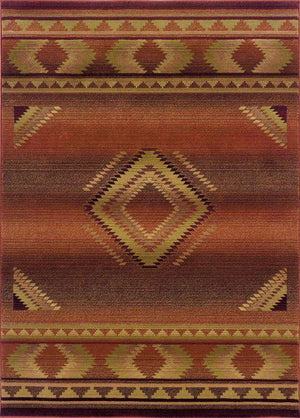 Generations 1506C Red/ Beige Rug - Baconco