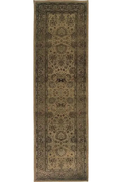 Generations 3434J Beige/ Green Rug - Baconco