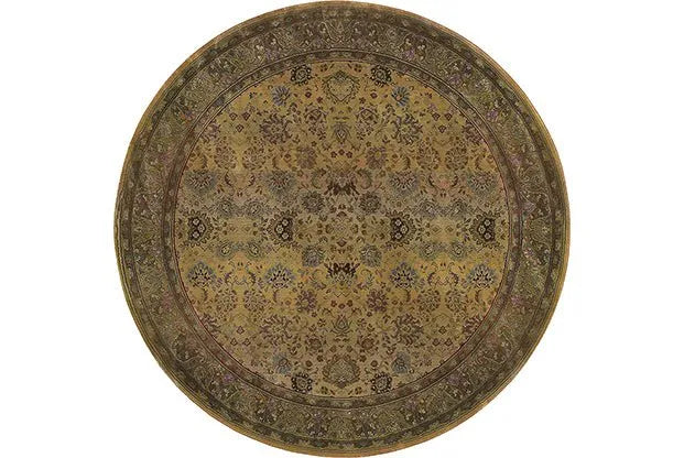 Generations 3434J Beige/ Green Rug - Baconco