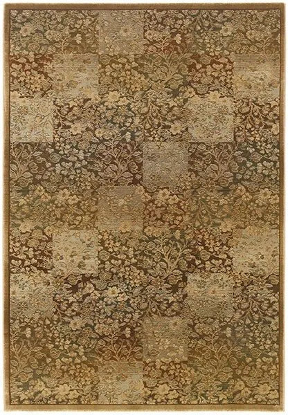 Generations 3435Y Green/ Gold Rug - Baconco