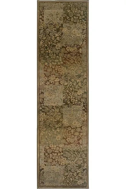 Generations 3435Y Green/ Gold Rug - Baconco