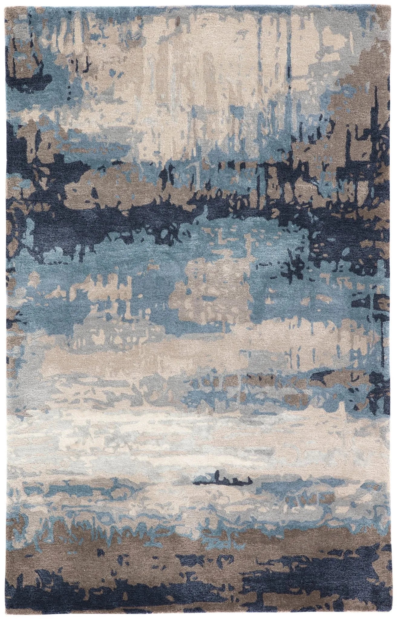 Genesis Ges18 Benna Blue/Gray Rug - Baconco