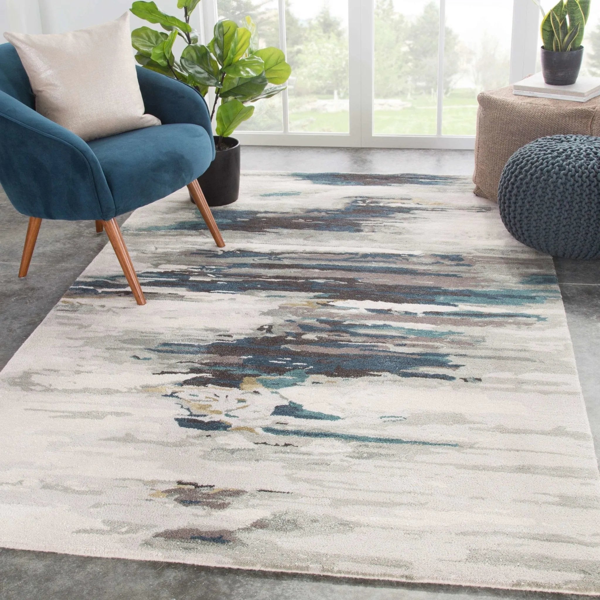 Genesis GES20 Ryenn Gray Morn/Dove Rug - Baconco