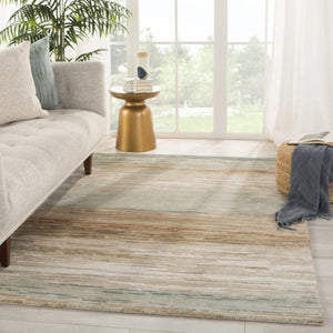 Genesis Ges39 Mondrian Tan/Light Gray Rug - Baconco