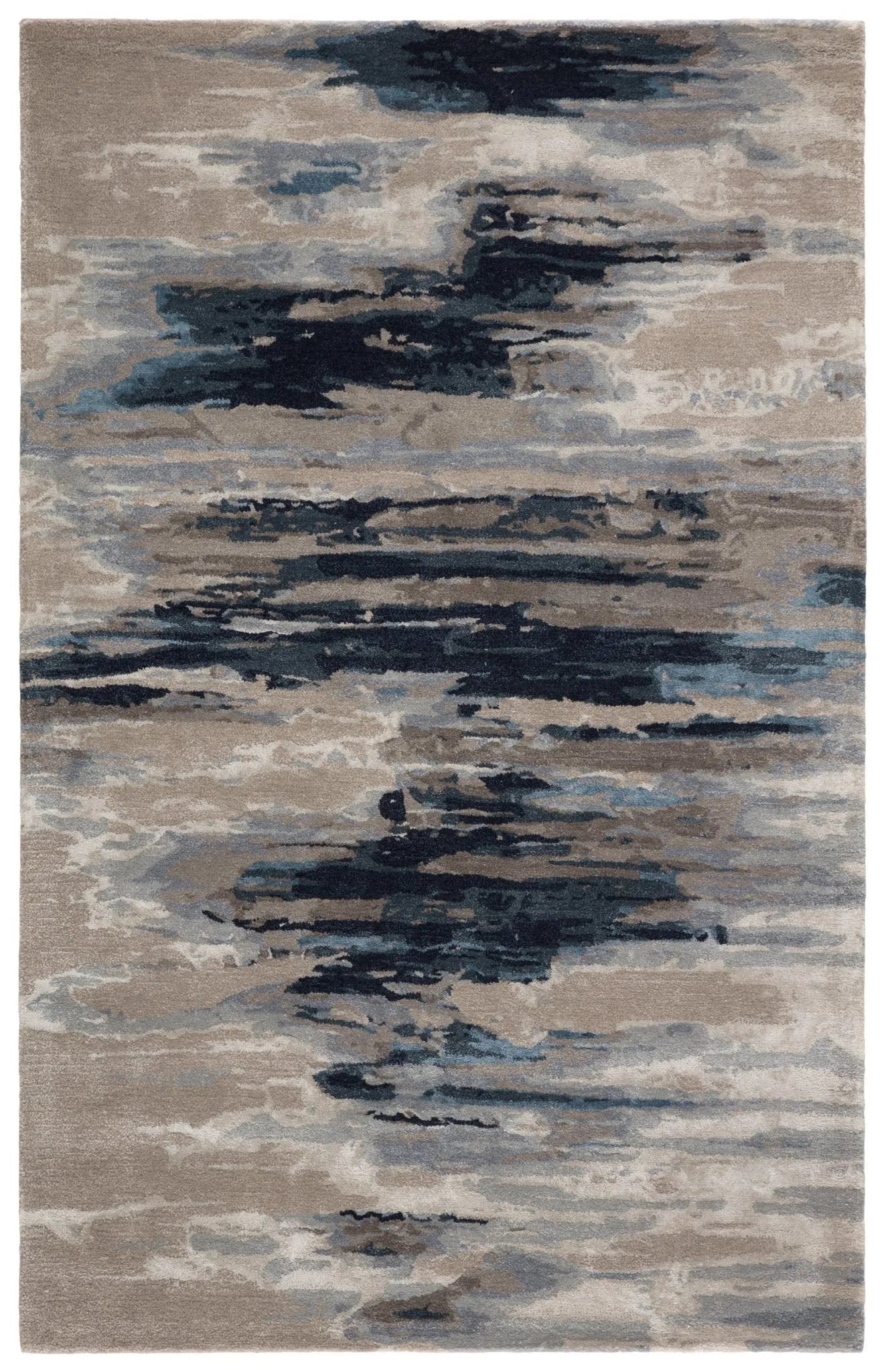 Genesis Ges40 Ryenn Dark Blue/Gray Rug - Baconco