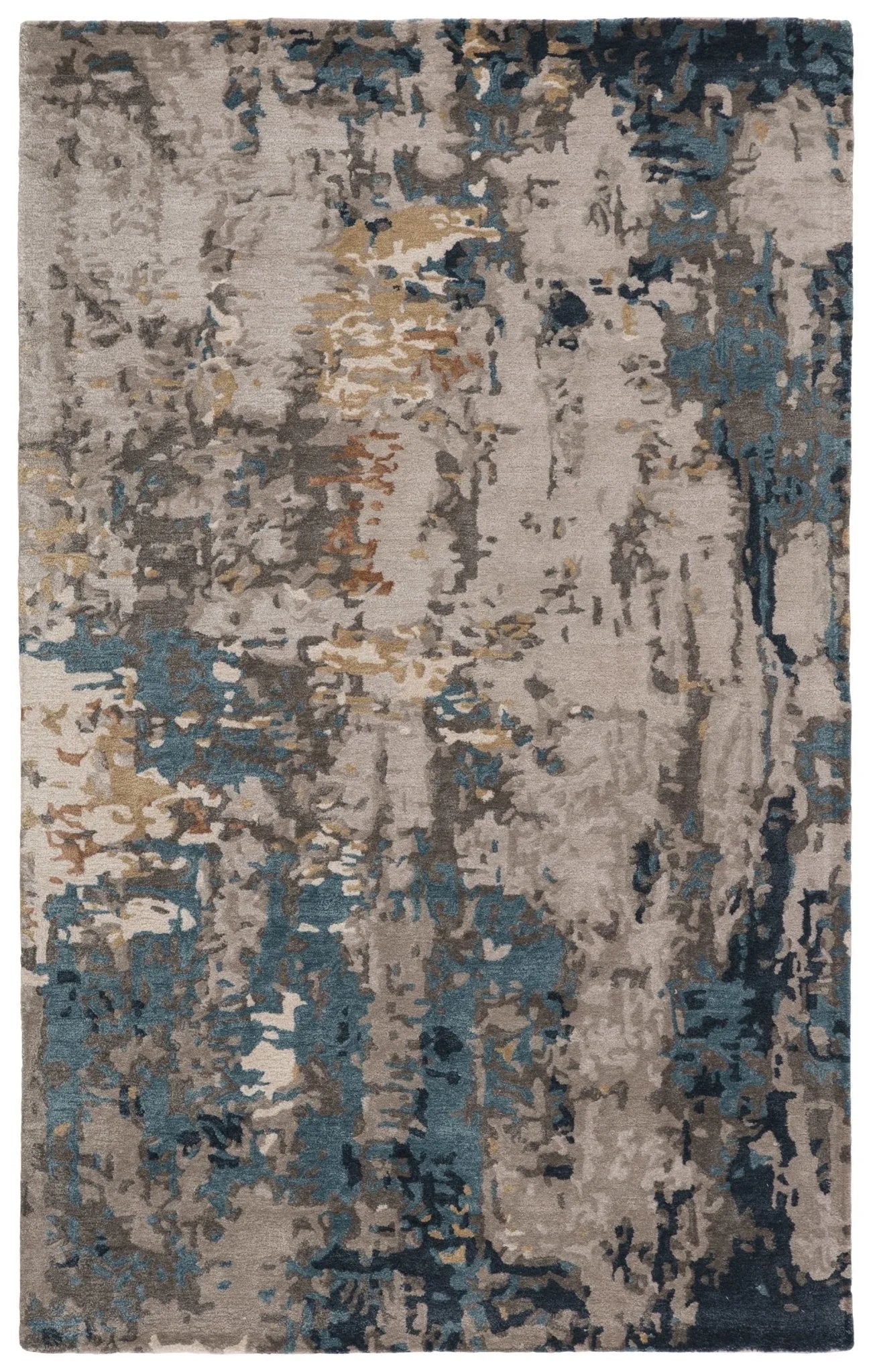 Genesis Ges42 Segall Dark Blue/Gray Rug - Baconco