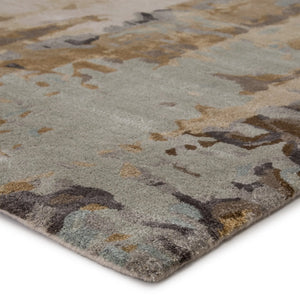 Genesis Ges44 Matcha Gray/Gold Rug - Baconco