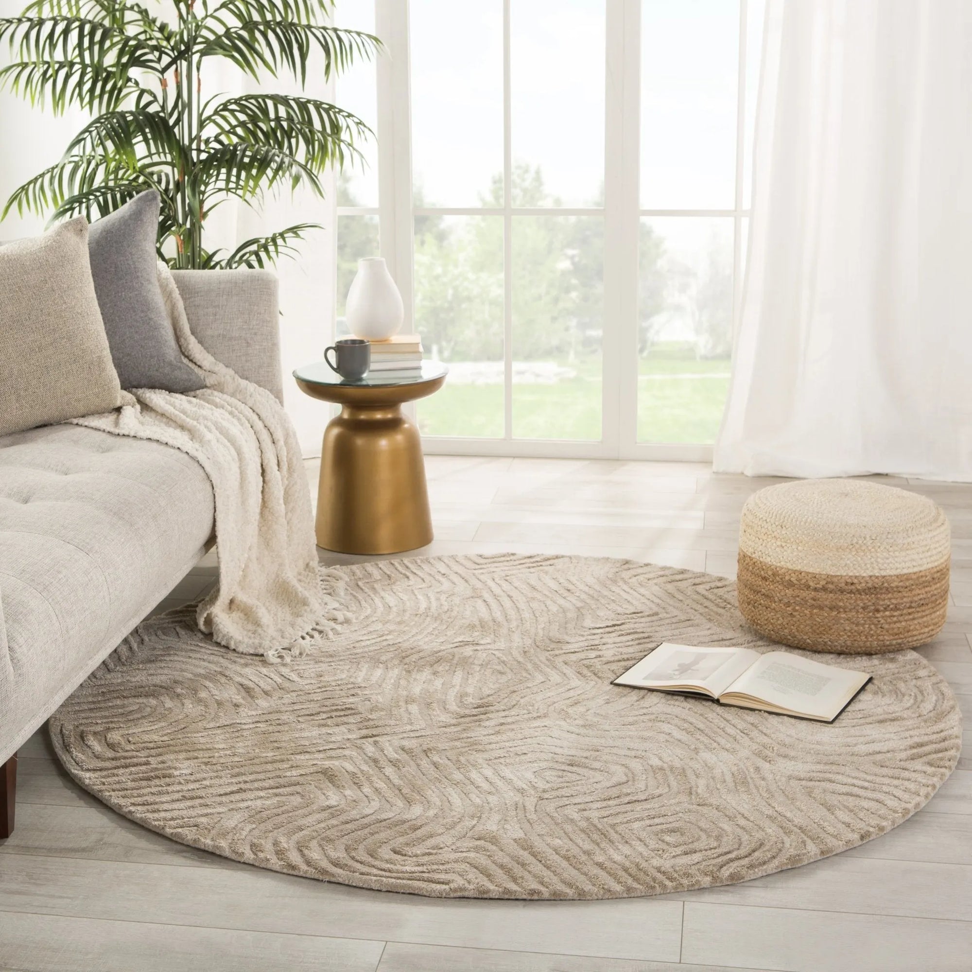 Genesis GES49 Impress Beige Rug - Baconco