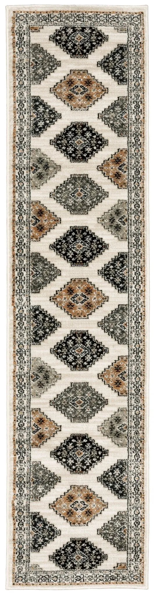 Georgia 640A Ivory/Multi Rug - Baconco