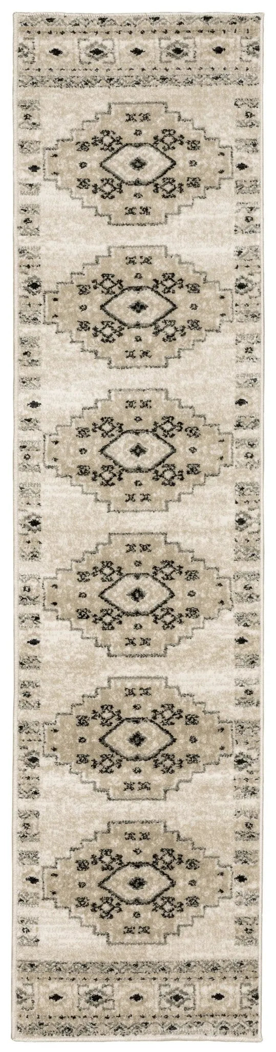 Georgia 643A Ivory/Grey Rug - Baconco