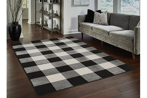 Georgia 678D Black/Ivory Rug - Baconco