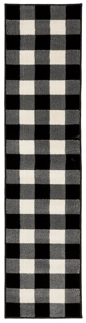 Georgia 678D Black/Ivory Rug - Baconco