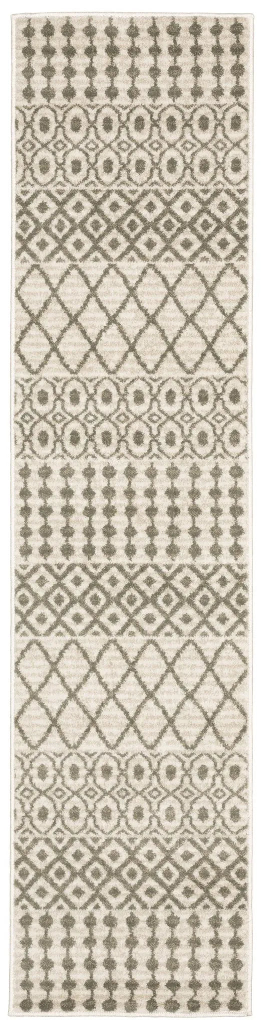 Georgia 717B Ivory/Grey Rug - Baconco