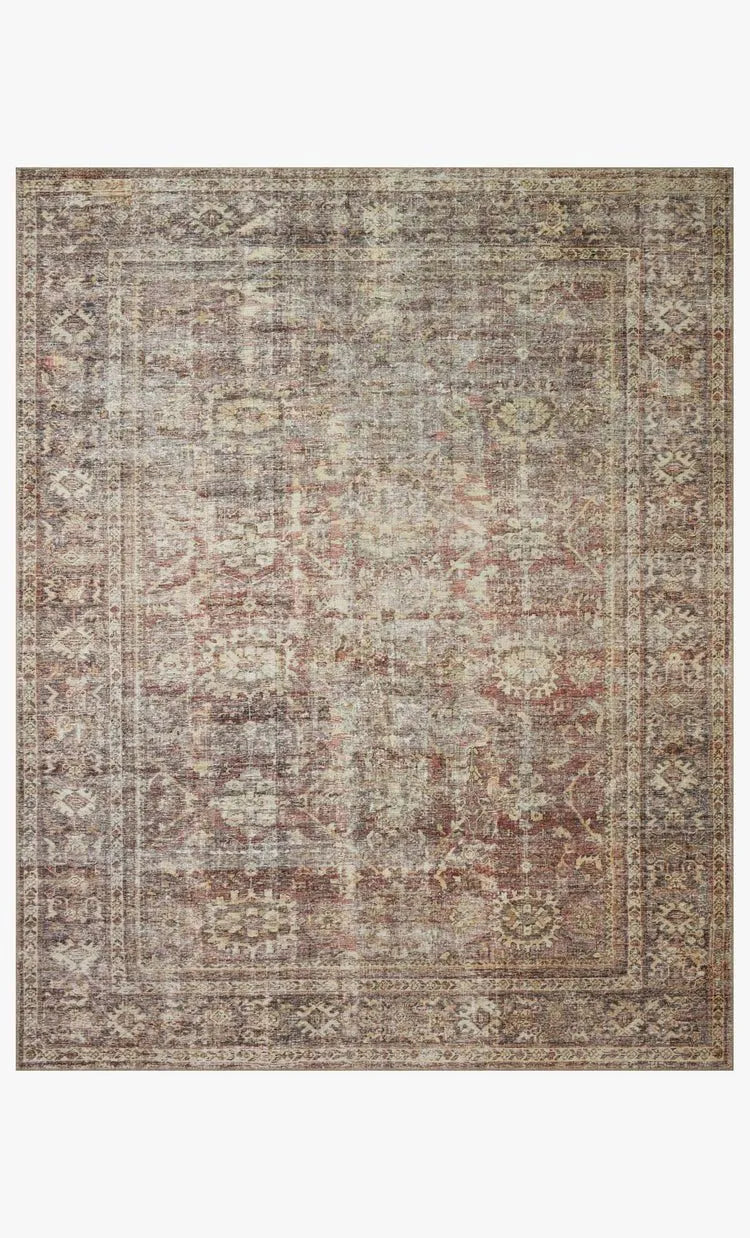 Georgie GER-06 Bordeaux/Antique Rug - Baconco