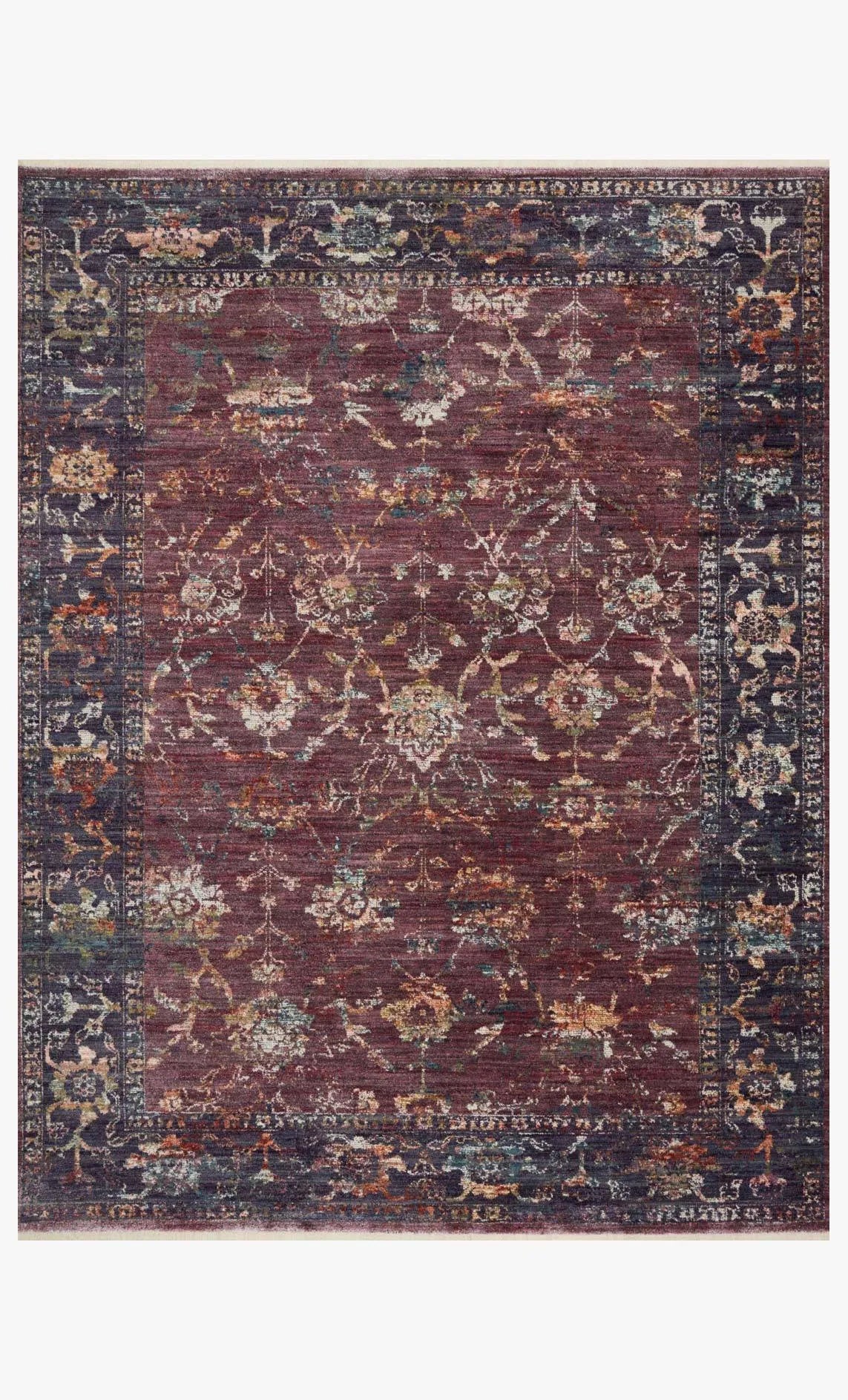 Giada Gia-02 Grape/Multi Rug - Baconco