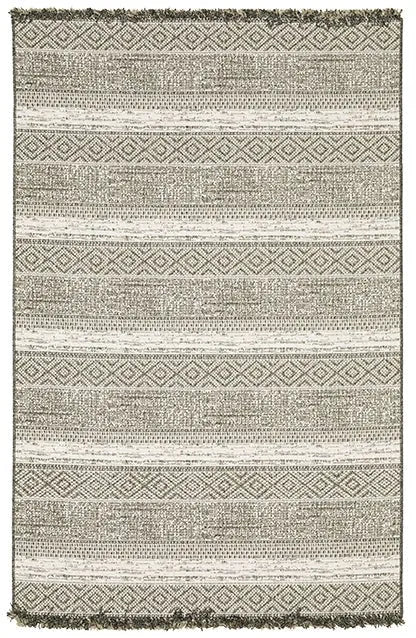 Gillian 1622E Grey/Ivory Rug - Baconco