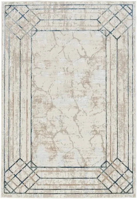 Glitz GLZ03 Ivory/Taupe Rug - Baconco