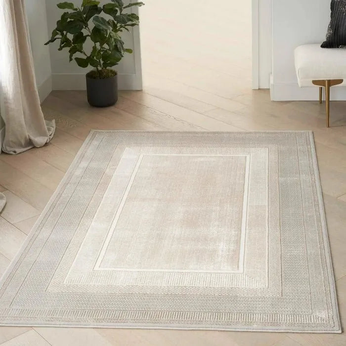 Glitz GLZ07 Ivory Rug - Baconco