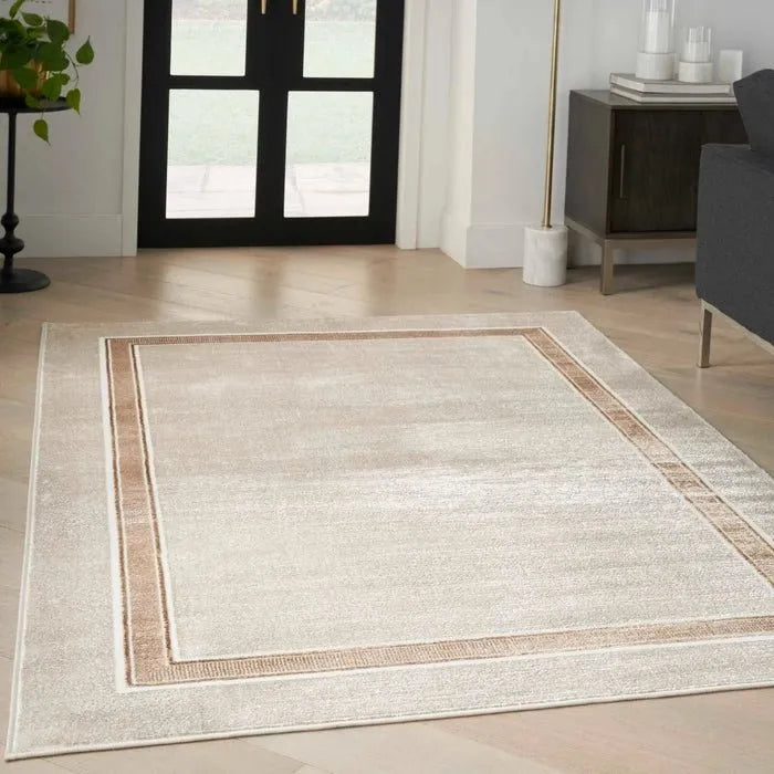 Glitz GLZ08 Ivory/Cream Rug - Baconco