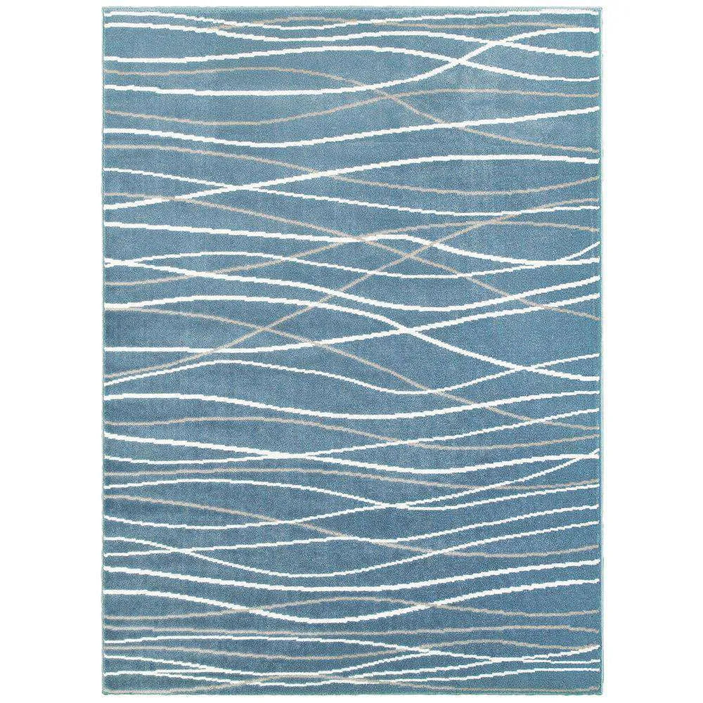 Grace LR81125 Teal Rug - Baconco