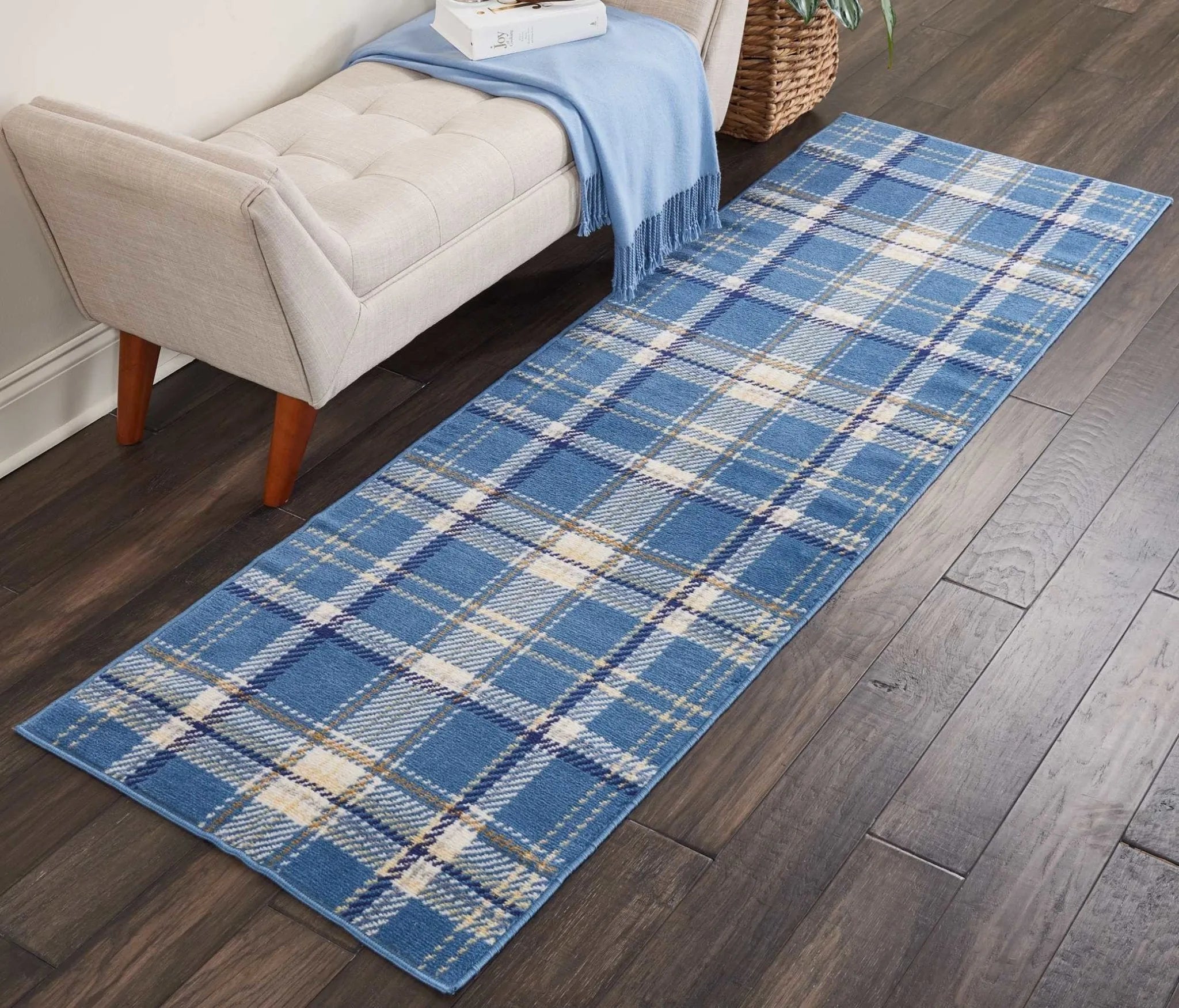 Grafix GRF03 Blue Rug - Baconco