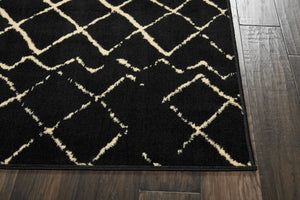 Grafix Grf04 Black Rug - Baconco