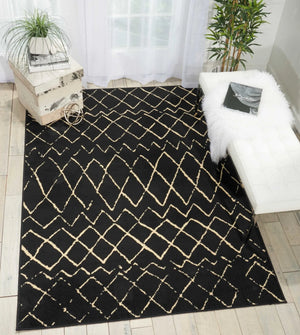 Grafix Grf04 Black Rug - Baconco