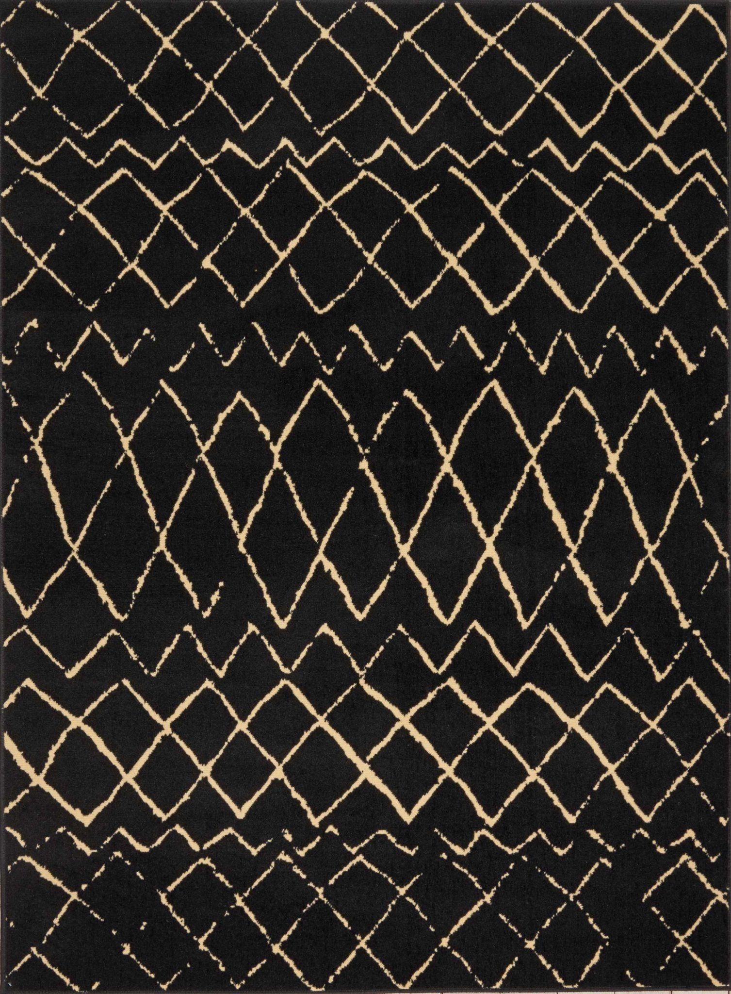 Grafix Grf04 Black Rug - Baconco